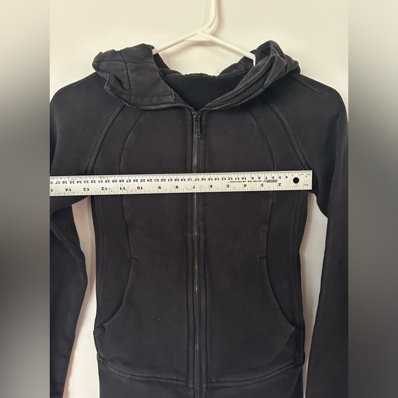 Lululemon Scuba Full-Zip Hoodie Black Size 0 2022 Version - Picture 8 of 12